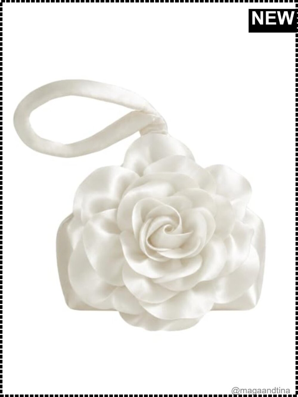 Satin Evening Clutch Wristlet Triangle Purse Floral Formal Bag